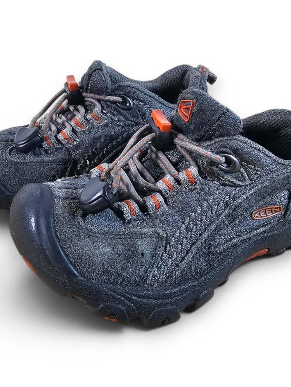 Keen Toddler Little Kids Unisex Hiking Outdoor Shoes Gray Bungee Laces Size 8